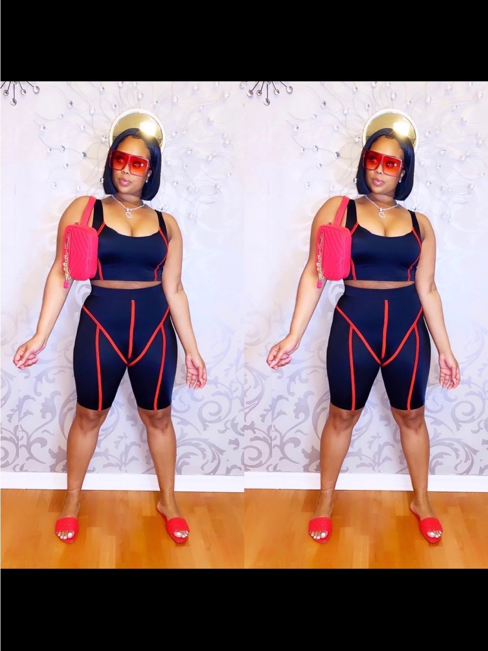 New 2 pc Set - Red